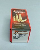 Hornady 17 Hornet Unprimed Brass - 50 per Box