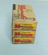 Three boxes of Hornady Custom 300 Whisper 110 Grain V-Max Cartridges - 60 total - 1 of 3