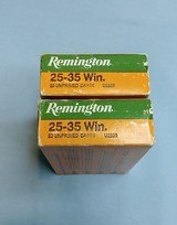 Two Full Factory Boxes of Remington 25-35 Win Brass Unprimed Cases