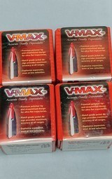 Four Boxes Hornady V-Max 22 Caliber .22450 Grain Polymer Tip Bullets.100 per Box.Four Boxes.All sealed. - 2 of 2