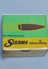 Box of 500 Sierra Matchking 22 Caliber .22452 Grain HPBT Match Bullets - Sealed Box of 500. - 2 of 2