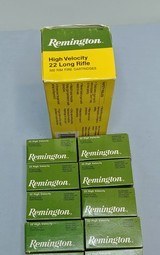 Full Brick of Remington 22 Long Rifle High Velocity Cartridges - 10 boxes.
500 Total - 1 of 1