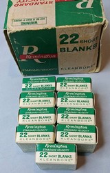 Nine Boxes of Remington Standard Velocity .22 Short Blanks - 3 of 5