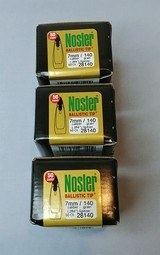 Three Boxes of Nosler 7mm 140 Grain Ballistic Tip .284