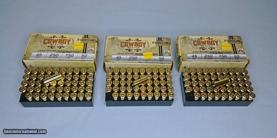 Three Boxes Fiocchi Cowboy Action 45 Long Colt 250 Grain