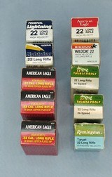 Ten Boxes of 22 Long Rifle - Remington - Federal - Winchester - 500 Rounds - 2 of 2