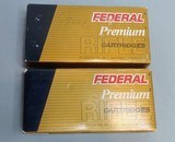 Two Boxes of Federal Premium 470 Nitro Express 500 Grain Weldcore Soft Point with 33 Rounds & 7 empty Brass - 2 of 5