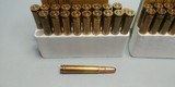 Two Boxes Remington 375 H&H Magnum 300 Grain Metal Case Ammo with 19 Rounds and 21 Empty Brass. - 2 of 3