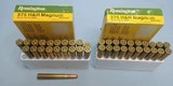 Two Boxes Remington 375 H&H Magnum 300 Grain Metal Case Ammo with 19 Rounds and 21 Empty Brass. - 1 of 3