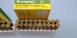 Two Boxes Remington 375 H&H Magnum 300 Grain Metal Case Ammo with 19 Rounds and 21 Empty Brass. - 3 of 3