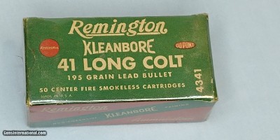 Full Box of Remington Kleanbore 41 Long Colt - 195 Grain