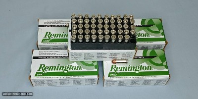 Five Factory Boxes of Remington 38 Super Auto 130 Grain MC Ammo