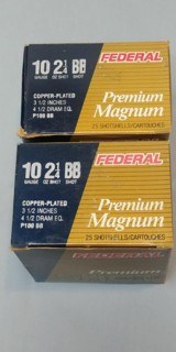 Two Full Boxes of Federal Premium 10 Gauge 3 1/2