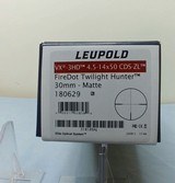Leupold VX-3HD 4.5-14-50 CDS-ZL FireDot Twilight Hunter Matte Scope in Factory Box - 6 of 10