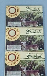 Weatherby 300 Weatherby Magnum Ultra-High Velocity 180 Grain Spitzer Ammo - 55 Rounds and 5 Empty brass - 2 of 2