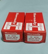 Hornady 375 Caliber 300 Grain Round Nose Bullets - Two Boxes of 50 - 1 of 3