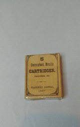 Rare Frankford Arsenal 50-70 Government Box with Two Original Rounds - 5 of 6