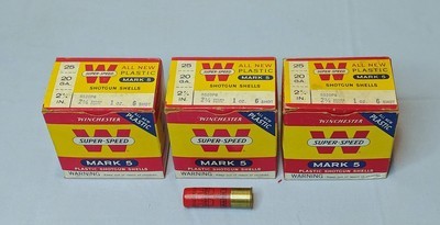 Three Boxes of 20 Gauge Winchester Super-Speed 2 3/4