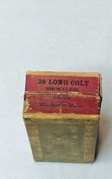 Winchester 38 Long Colt 2-Piece Box with 45 original Cartridges - 4 of 6