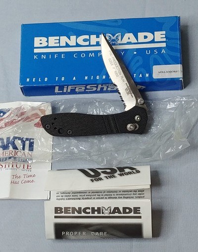 Benchmade 705S w/ Axis Lock G10 Scales - Pre-Production 0253/1000 - NOS
