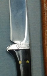 Custom R W Wilson Knife & Sheath - 3 of 6