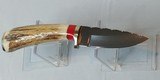 Larry Mensch Custom Drop Point Knife & Sheath - Milton PA - 5 of 14