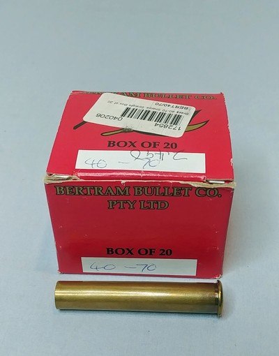 Bertram 40-70 Sharps Brass - New Unprimed - Straight - 2 1/2