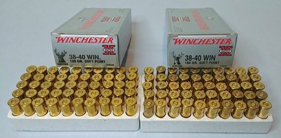 Two Boxes Winchester 38-40 180 Grain Soft Point Ammo
