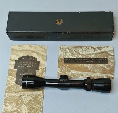 Leupold Vari-X 2.5-8x32 EER Gloss Pistol Scope w/ Box and Papers