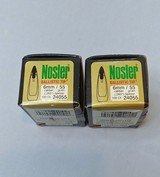 2 Sealed Boxes Nosler Ballistic Tip 6mm .243 55 Grain Spitzer Bullets - 200 Ct. - 24055 - 1 of 1