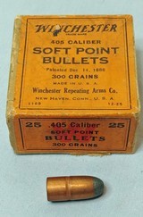Winchester 405 Winchester 300 Grain Soft Point Bullets - Box of 25 - 1 of 3