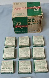 Ten Full Boxes of Remington Standard Velocity 22 Short Blanks plus the brick Box - 2 of 4