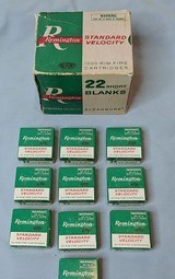 Ten Full Boxes of Remington Standard Velocity 22 Short Blanks plus the brick Box - 1 of 4