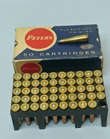 Peters 22 Remington Jet C-F Magnum 40 Grain Soft Point Ammo - Full Box of 50 Rounds - Image 1 of 3