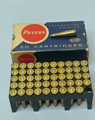 Peters 22 Remington Jet C-F Magnum 40 Grain Soft Point Ammo - Full Box of 50 Rounds - Image 1 of 3