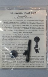 Lyman No. 2 Tang Sight for Winchester Model 1894 - NOS - Image 2 of 10