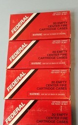 Four Boxes of Federal 30 American Unprimed Brass - Never Fired - New Old Stock - Image 2 of 3