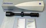 Carl Zeiss Conquest 3.5-10x44 MC Matte Scope w/ Rapid-Z 600 Reticle in Box - Image 1 of 14
