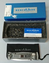Benchmade 531S Mel Pardue Design Blue Class 154CM Knife w/ Box and Paper - Image 1 of 11