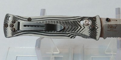 Benchmade 531S Mel Pardue Design Blue Class 154CM Knife w/ Box and Paper - Image 7 of 11