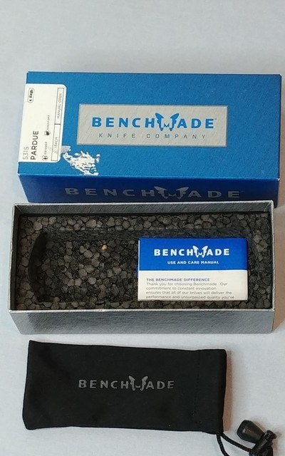 Benchmade 531S Mel Pardue Design Blue Class 154CM Knife w/ Box and Paper - Image 10 of 11