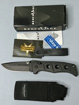 Benchmade 275 BK Adamas Sibert Design D2 Knife w/Box, Sheath & Papers - New Old Stock - 1 of 10