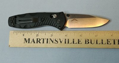 Benchmade 585 Mini Barrage Osborne Design 154CM Assisted Opening Knife w/ Box - Image 8 of 10