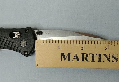 Benchmade 585 Mini Barrage Osborne Design 154CM Assisted Opening Knife w/ Box - Image 9 of 10