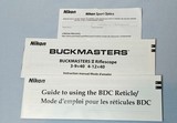 Nikon Buckmasters II ARIII 4-12x40 BDC Long Range Reticle Scope - Image 11 of 11