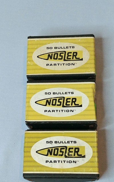 Three Factory Sealed Boxes of Nosler 30 Caliber .308 180 Grain Partition Bullets - Image 2 of 2