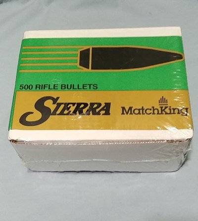 500 Sierra MatchKing 30 Cal .308 168 Grain Hollow-Point Boat-Tail HPBT Match Bullets - 2200C - Sealed Box - Image 2 of 2