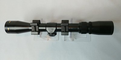 Nikon 2-7x32 Scope - Made in Japan - Very High Quality.Comes with rings and cover.Lens are crystal clear.Duplex Reticle. - Image 4 of 6