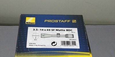 Nikon ProStaff 3.5-14x40 SF Matte BDC Scope with Box - Image 11 of 11