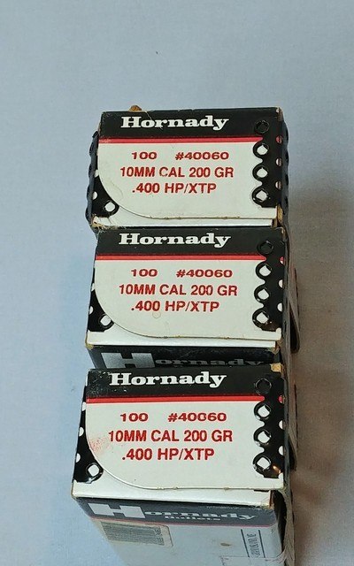 Three Boxes Hornady XTP 10mm 200 Grain .400 HP/XTP - Sealed Boxes - Image 1 of 2